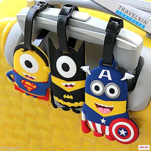 Wholesale-10pcs-Cute-Cartoon-Minion-Stereoscopic-Rubber-Luggage-Tag-Card-Cover(2)