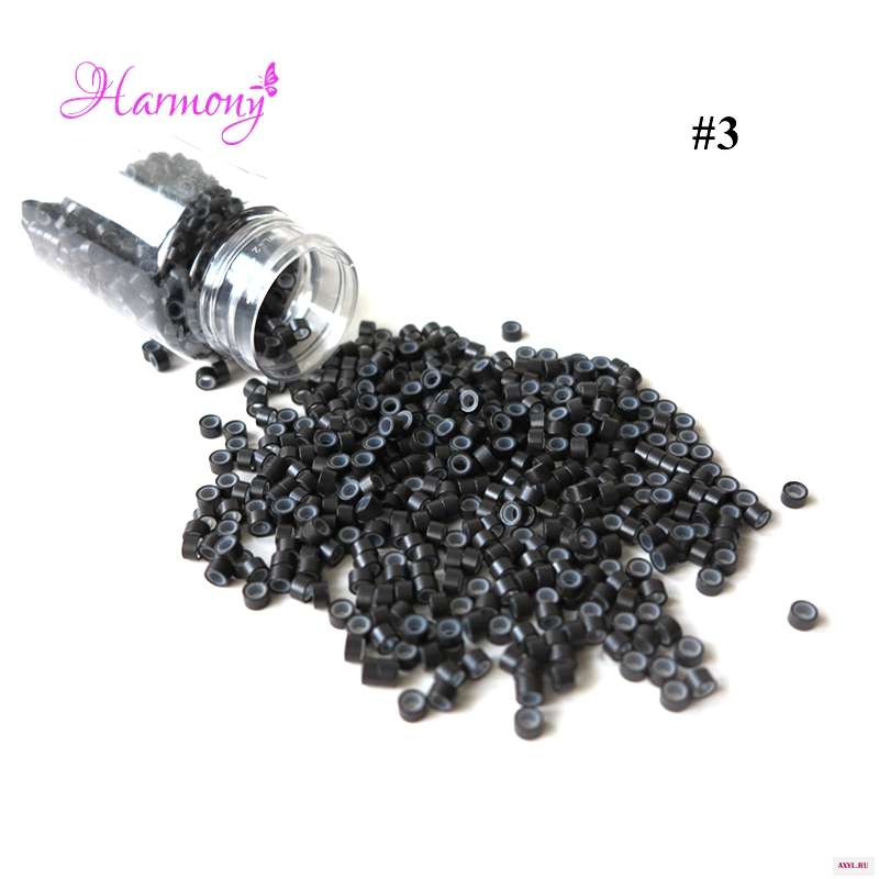 # 3 dark brown mm Aluminum silione micro ring (9)_