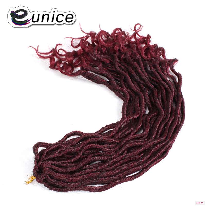 Faux Locs Curly Heat Resistant Synthetic Hair Extensions (1)