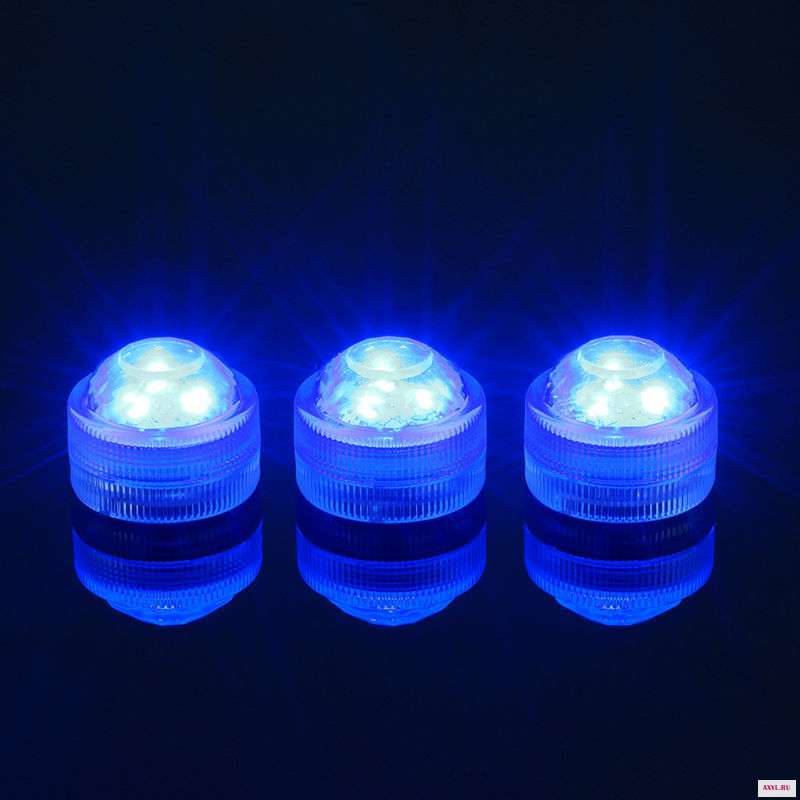 Triple LED Light Blue