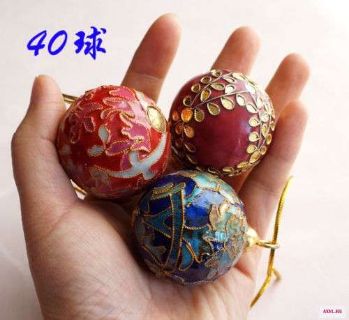 wholesale-10pieces-New-Chinese-Handmade-400mm-Cloisonne-Colorful-Enamel-Round-Ball-Christmas-Decoration (3)