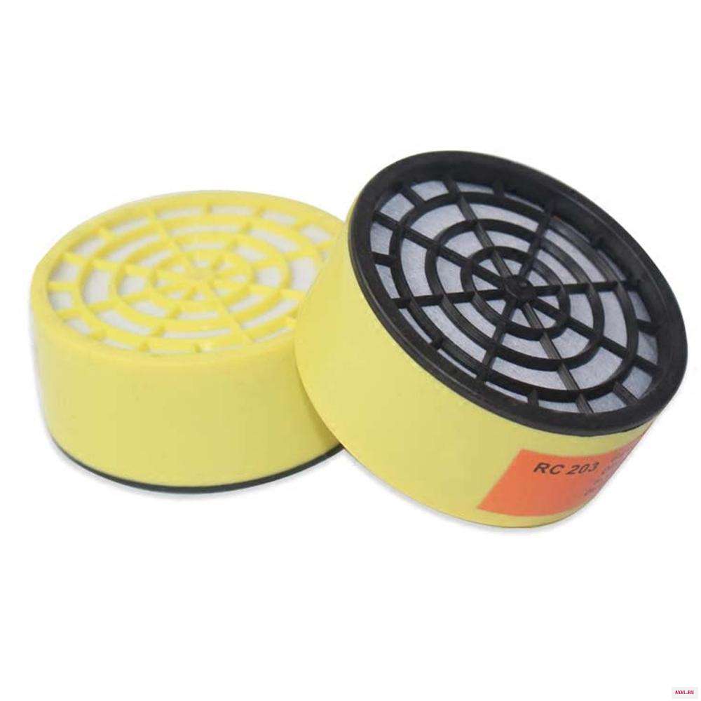 1 pc Universal Gas Mask Filter Box Activated Carbon Anti-gas Large Surface Area Fast Absorption | - Цена: 571,09 - 826,02 руб.