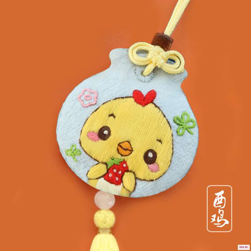 Вышивка крестиком Omamori с китайским знаком зодиака Набор для вышивки сделай сам кошелек набор игл нитки