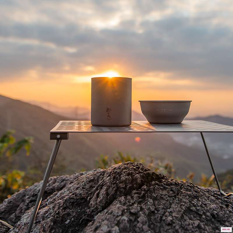 Naturehike Кемпинг титановые чашки С Двойными Стенками Кружка Ультралегкая уличная посуда для питья пешего