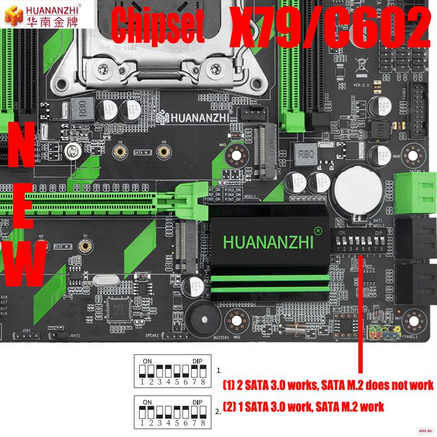 HUANANZHI X79 материнская плата huanan ZD3 LGA2011 ATX SATA3 USB3.0 Dual PCI E 16X NVME M.2 SSD Поддержка REG ECC ram Xeon E5 cpu|Материнские платы| |