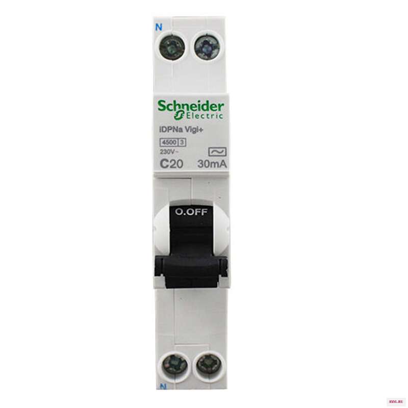 Schneider Electric IDPNa Vigi + 30 мА 18 мм 1P N 2P 10A 16A 20A 32A выключатель цепи утечки защитный переключатель одноступенчатый