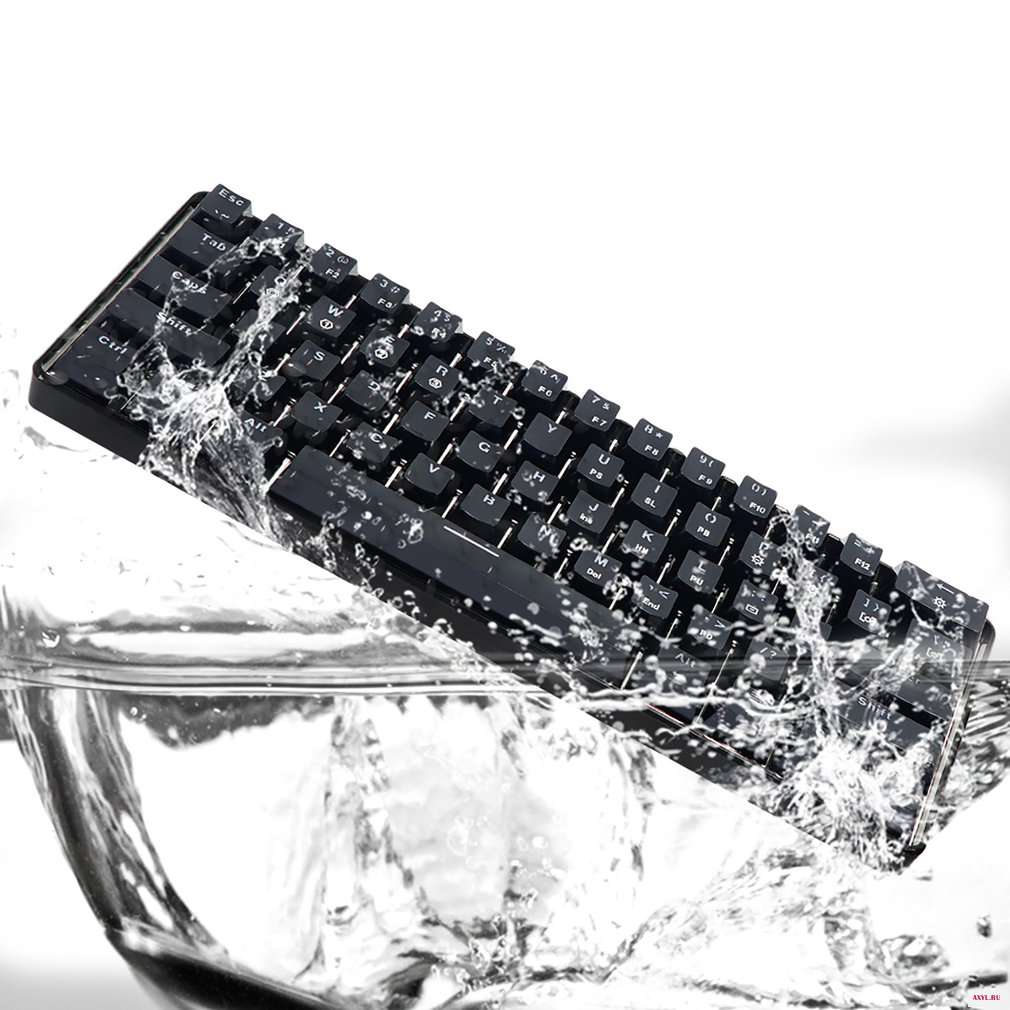 GK61 сменная 60% RGB клавиатура индивидуальный комплект печатная плата монтажная пластина чехол геймерская