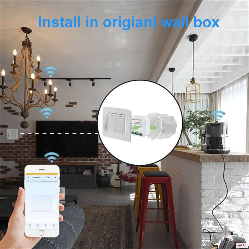Tuya Zigbee модуль автоматического включения света Беспроводной светильник реле совместимый с Alexa Google Home|Модули