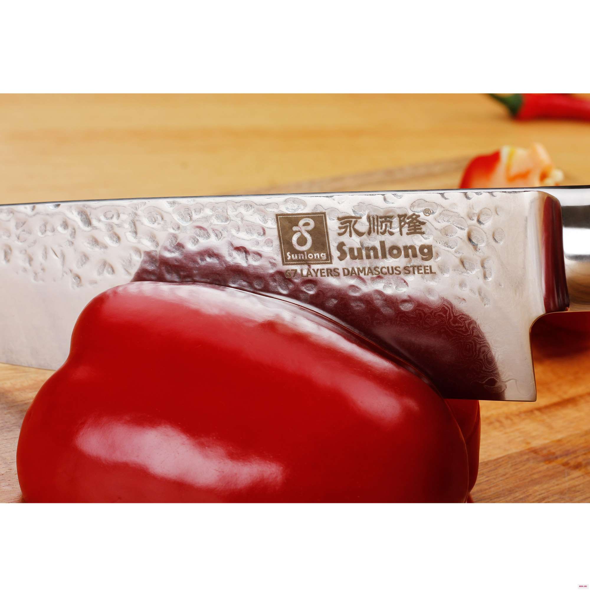 Sunlong ножи повара 8 дюймов Gyuto японский VG10 Дамасская сталь кухонные Палисандр Ручка|slicing knife|damascus steelcut meat |