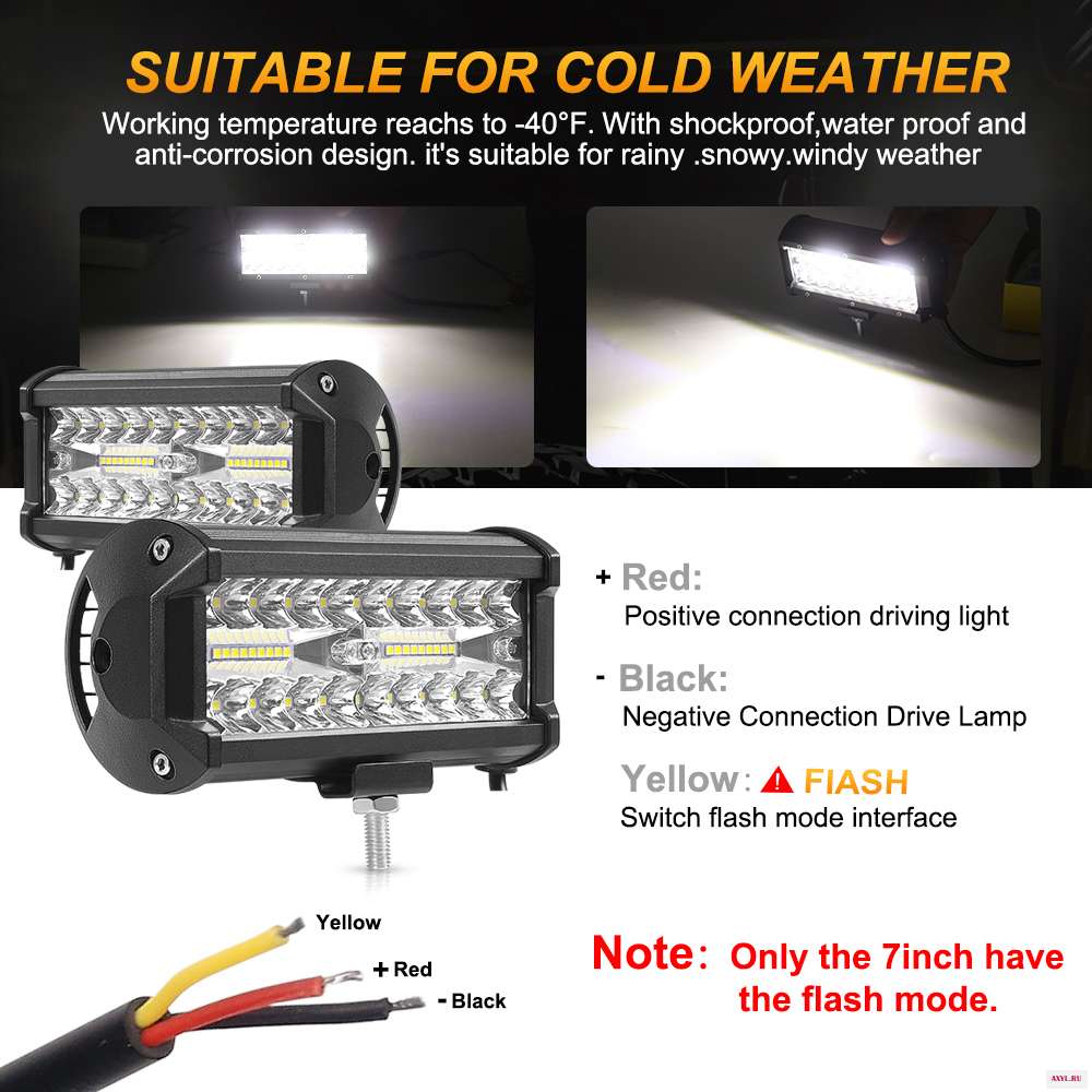 Nlpearl 4 'ƍ'' светильник бар/рабочий 60 Вт 120 светодиодные бар Offroad Combo светодиодный для трактор грузовик 4x4