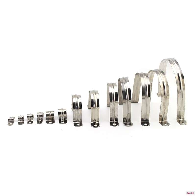 20 шт./лот 304 нержавеющая сталь M5 M100 шланг труба седло U хомуты топливная трубки зажимы|pipe clamp|pipe clamp saddlesaddle |