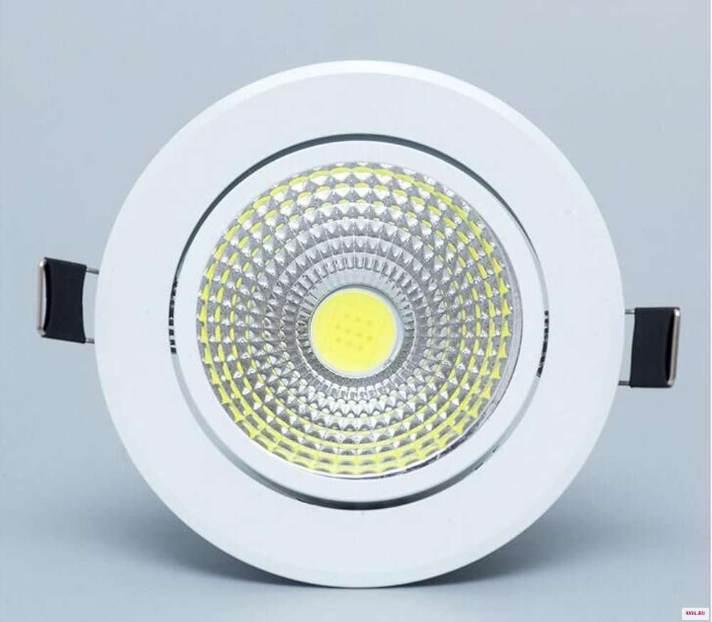Dimmable светодиодный светильник COB Потолочный Точечный 5 Вт 7 9 12 AC85 265V потолочный встраиваемый ing Внутреннее