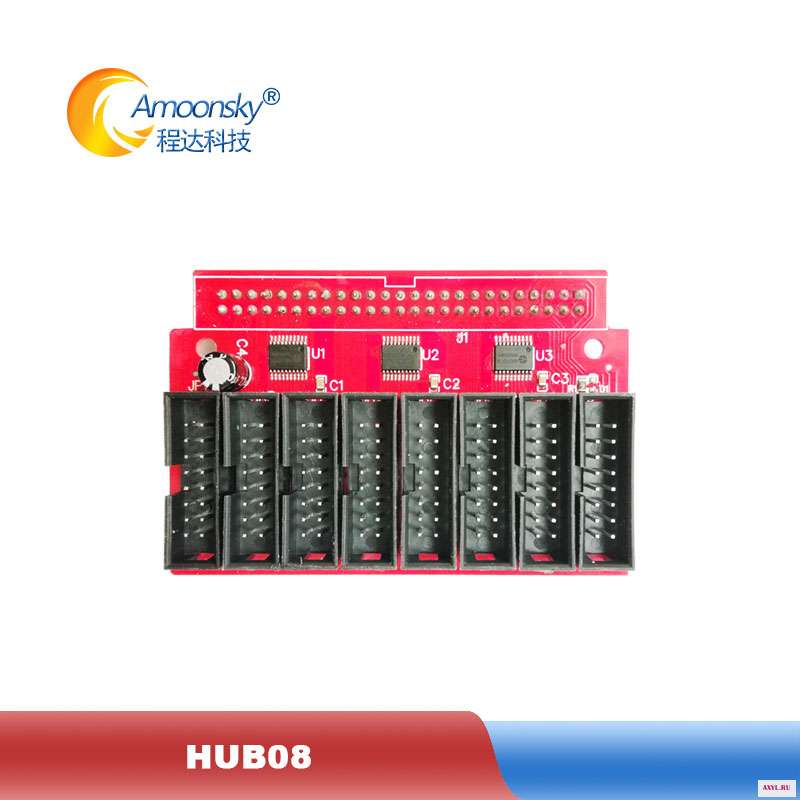 Светодиодный модуль панель для дисплея плата адаптера USB разветвитель со Hub75b Hub75e Hub08 Hub12 работать с Linsn RV901T
