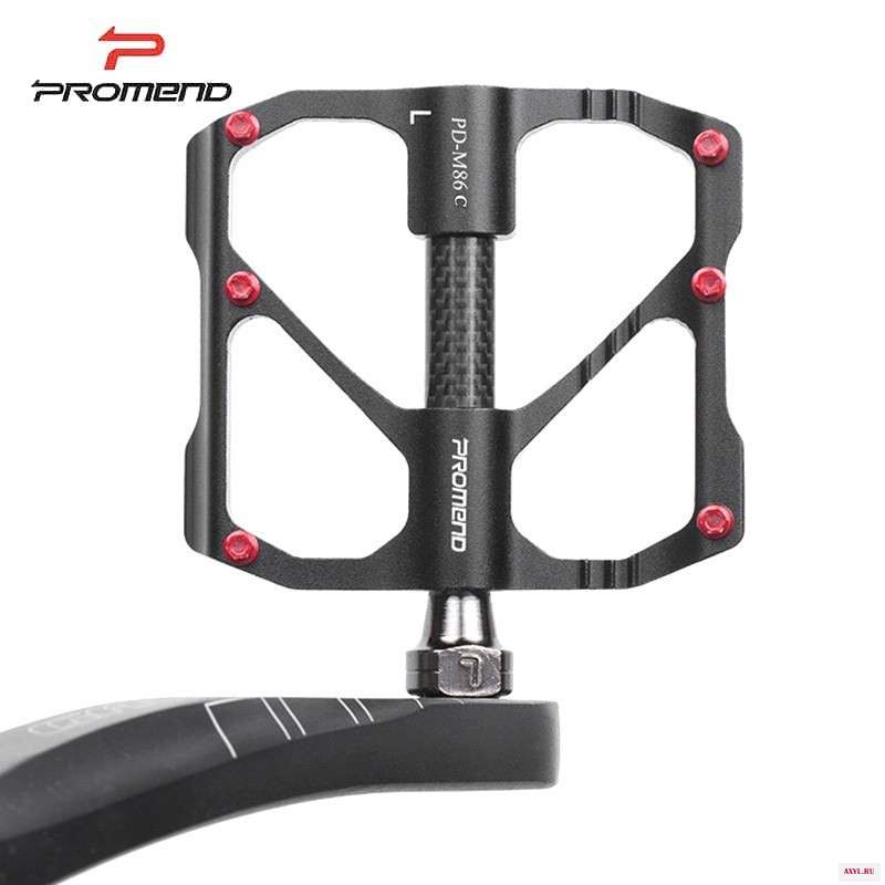 Педаль Mtb PROMEND быстросъемная Антискользящая Ультралегкая из углеродного волокна 3 подшипника для горного