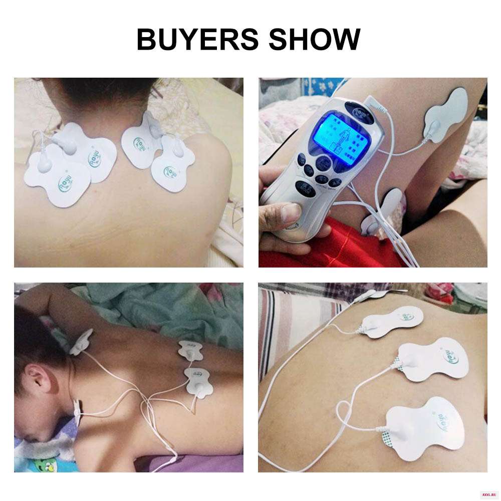 10 шт. сменные электродные подушечки для массажа шейного отдела|massage pad|electrode padselectrode pads for tens |