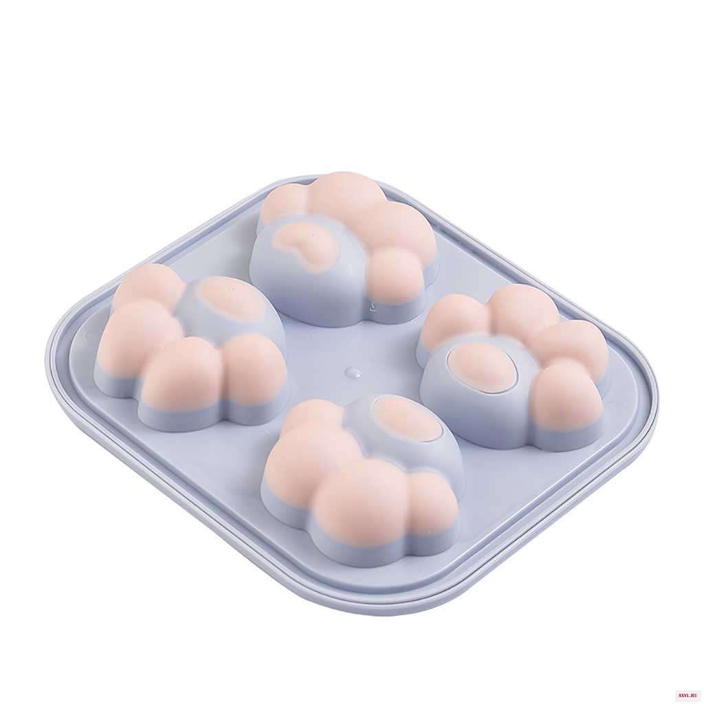 Форма для мороженого Cat Paw силиконовая форма многоразовый поднос кубика льда форма| |