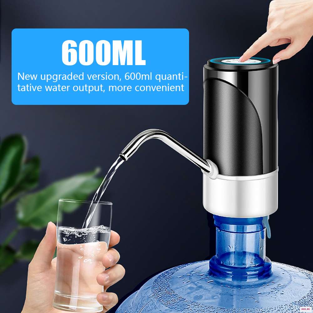 2 5 галлонов насос для бутылки воды Usb зарядка автоматический питьевой баррелевый водяной портативный