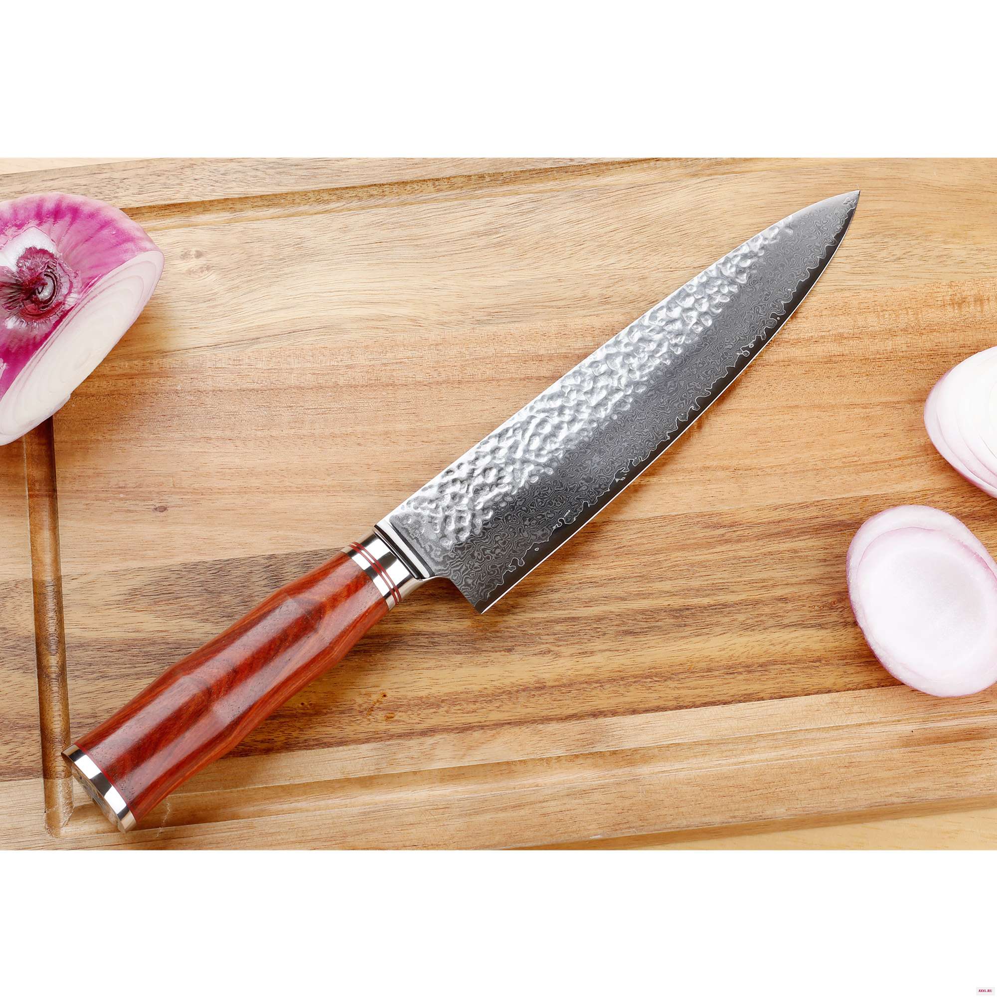 Sunlong ножи повара 8 дюймов Gyuto японский VG10 Дамасская сталь кухонные Палисандр Ручка|slicing knife|damascus steelcut meat |