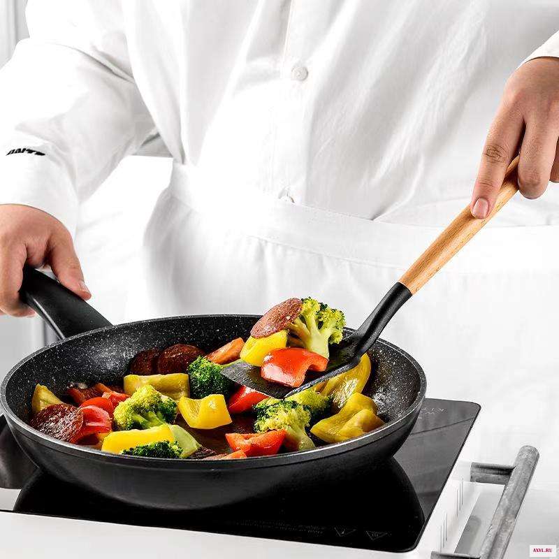 13 шт. силиконовых кейсов Кухня инструменты Пособия по кулинарии комплекты суповая ложка шпатель с