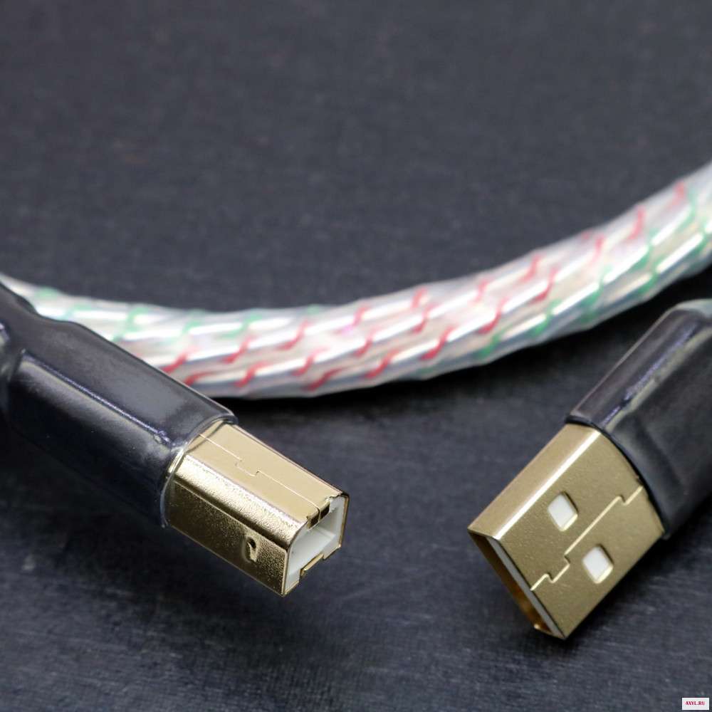 Hifi Odin Valhalla посеребренный + защитный USB кабель от A до B для передачи данных и аудио|Кабели VGA| |