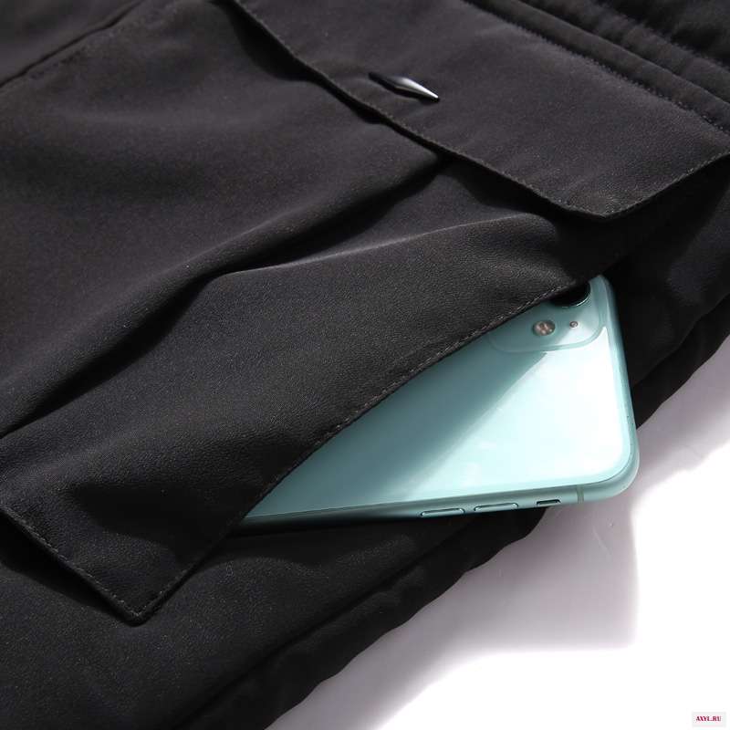 Зимняя Теплая мужская куртка Повседневная Осенняя флисовая длинная верхняя одежда парка с капюшоном и