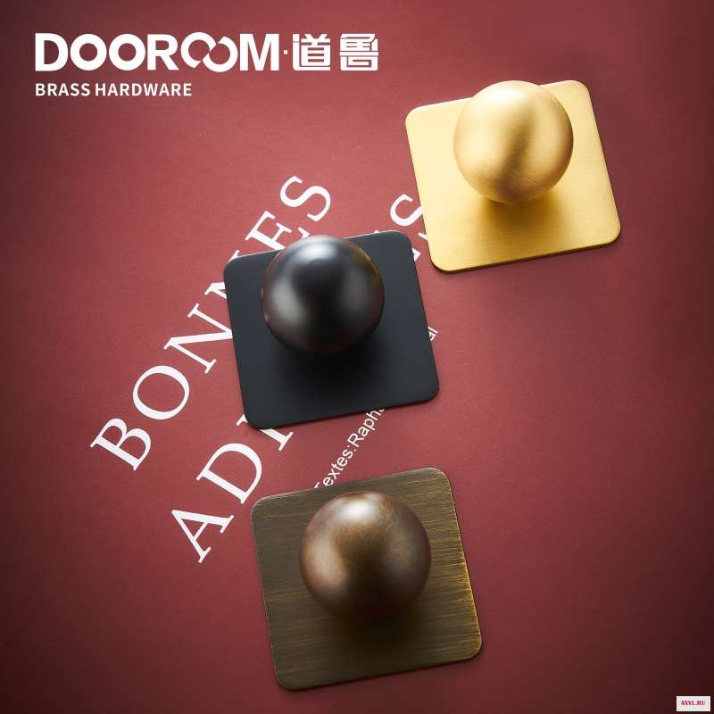 Латунные ручки Dooroom с отборной базовой пластиной шкаф комод ящик коробка для обуви мебельные золотой