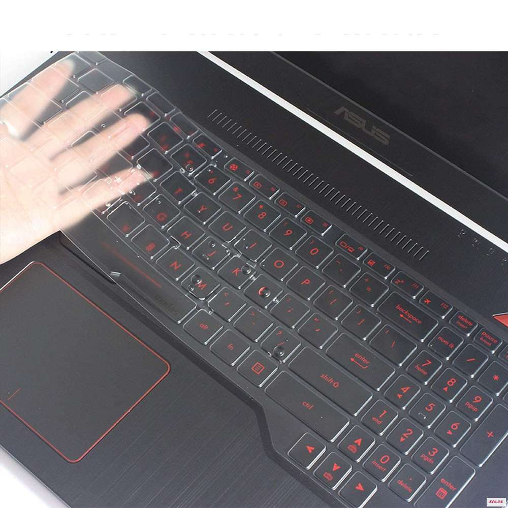 Прозрачный чехол для клавиатуры ASUS TUF Gaming FX504 FX503 FX86 FX80 FX63 FX505 ТПУ защитный защита от пыли настоящий
