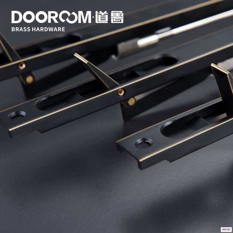 Dooroom латунный заподлицо защелка скрытый замок безопасности рычаг действия 8 &quot10" 12 &quot24" для двойной