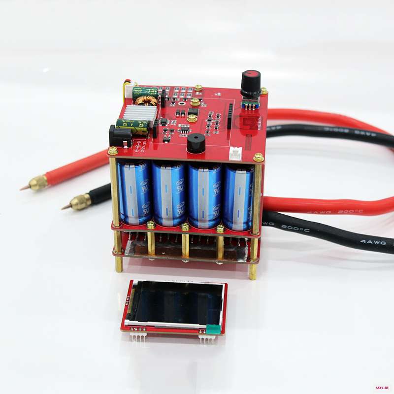 5 4 V 400F Портативный оборудование для точечной сварки DIY конденсатор с алюминиевой крышкой точечная