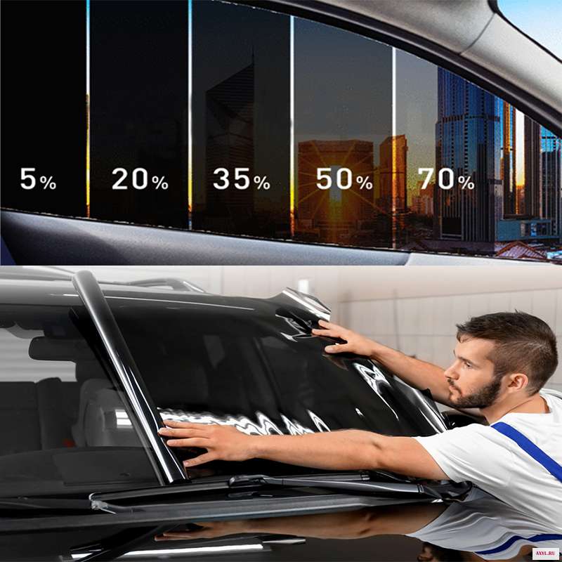 Пленка для окон автомобиля черная Тонировочная пленка 300 см х 50 | - Цена: 399,25 - 1 252,31 руб.