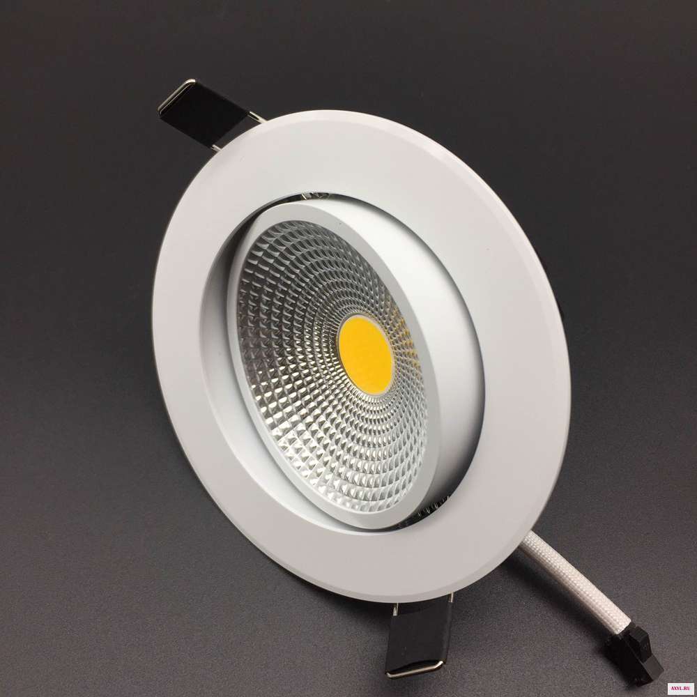 Dimmable светодиодный светильник COB Потолочный Точечный 5 Вт 7 9 12 AC85 265V потолочный встраиваемый ing Внутреннее