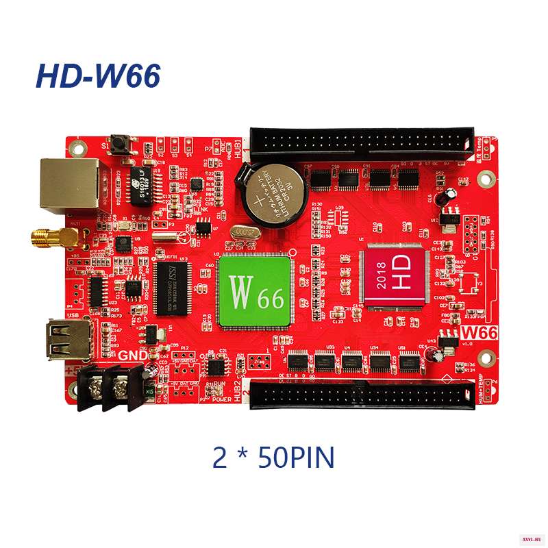Wi Fi карта управления Huidu одноцветная двухцветная для прокрутки светодиодный дисплей HD W60 W6BN W62 W63W64