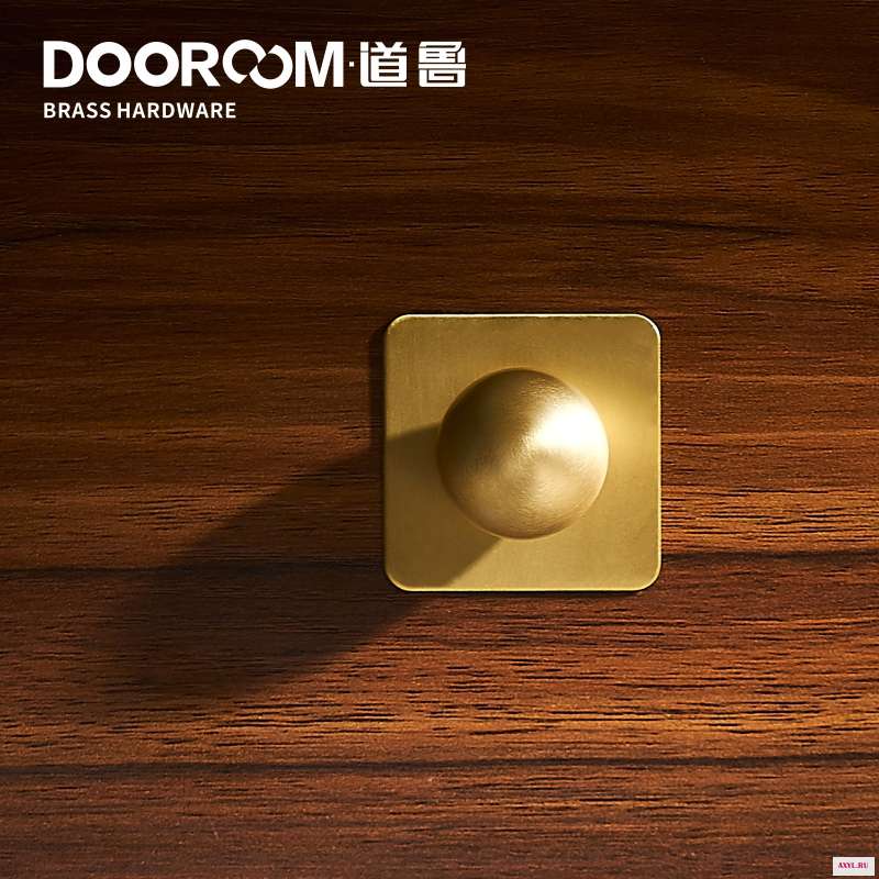 Латунные ручки Dooroom с отборной базовой пластиной шкаф комод ящик коробка для обуви мебельные золотой