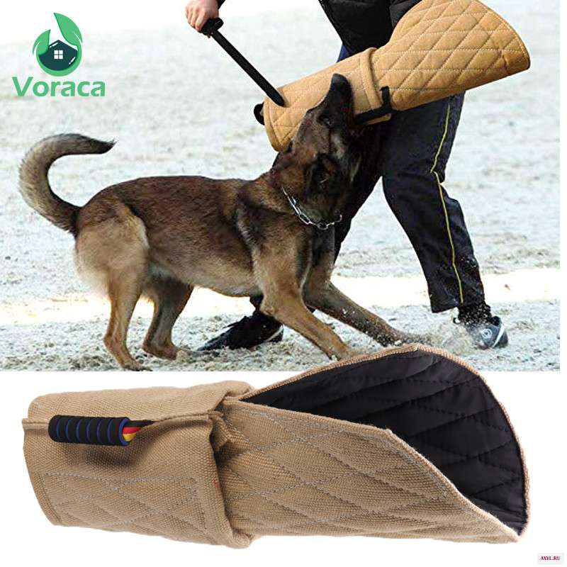 Pet Training Bite Sleeves Protection Arm Sleeve Dog Traning Police Work Agility Equipment Shepherd Accessories Horse | - Цена: 