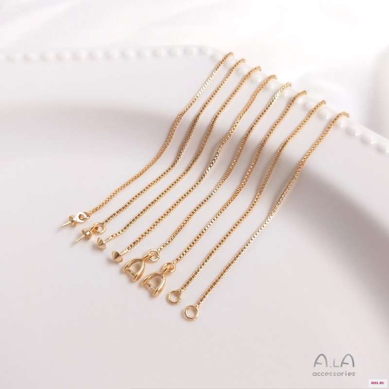 14k никогда не увядает швенза ручной DIY уха ногтей заячьи уши кольцо кисточкой ушные украшения Материал