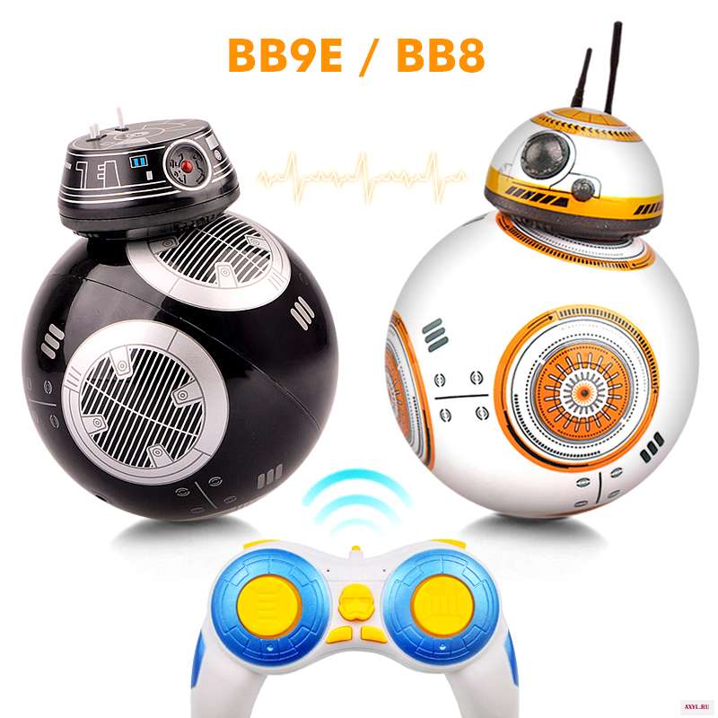 Upgrade Intelligent RC Robot 2.4G Remote Control With Sound Action Figure BB8 Ball Droid BB-8 Model Toys For Children | - Цена: US $23.95 - 24.95