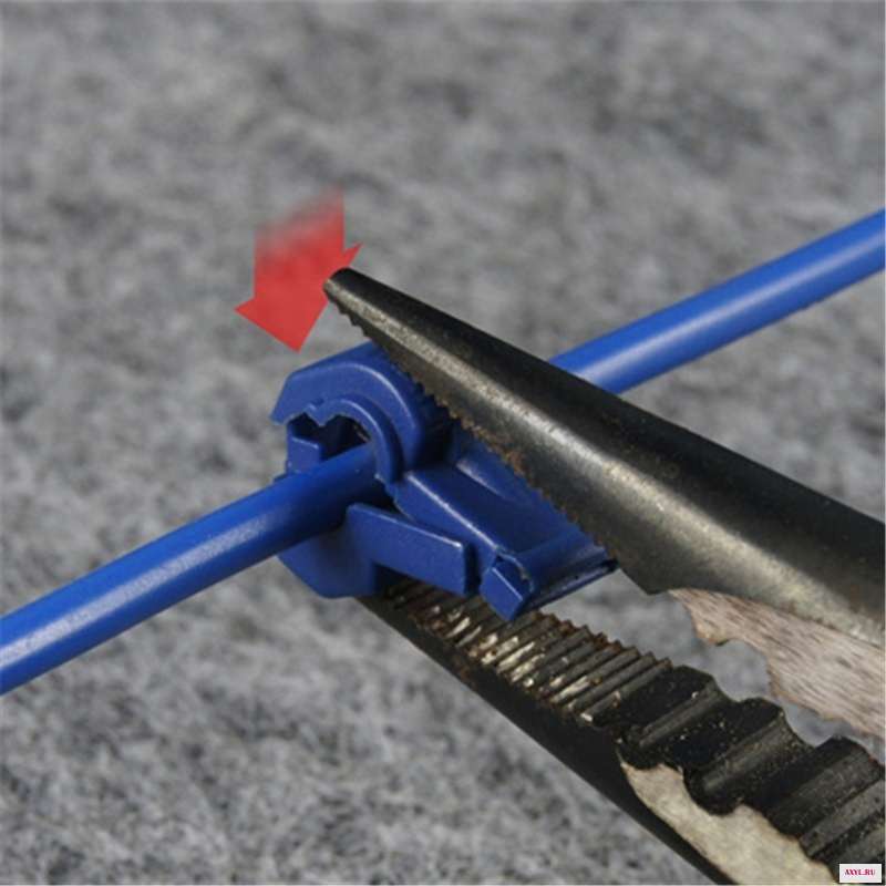 500 наборов быстрый Электрический кабель соединители оснастки фиксатор соединения провода терминал