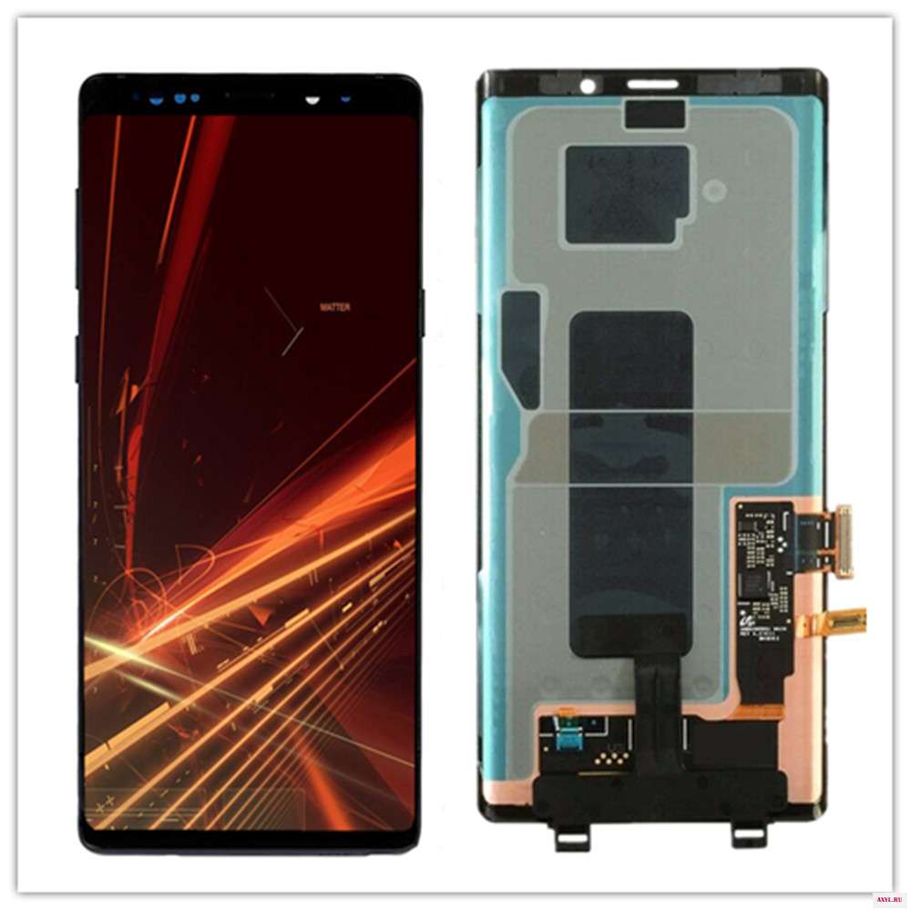 Оригинальный AMOLED 6 4 ''ЖК дисплей с двумя небольшими пятнами для SAMSUNG GALAXY Note 9 Note9 SM N960F + сенсорный экран