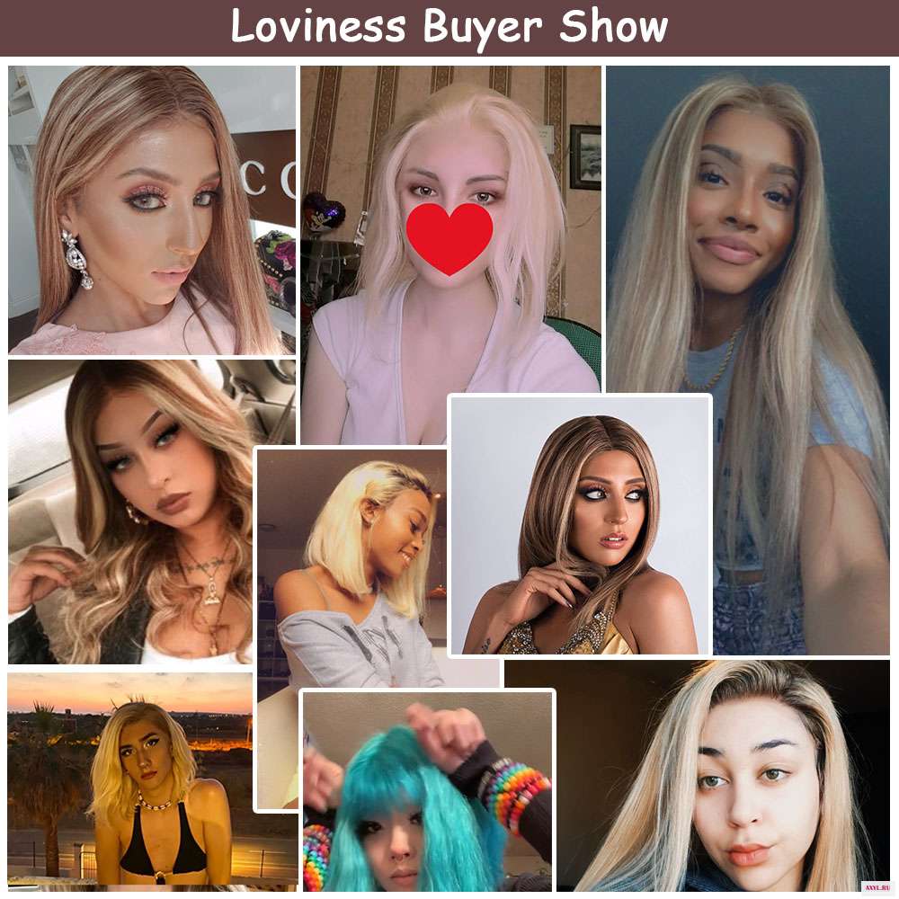 Loviness 180% T часть кружева передние человеческие волосы короткий боб парик медовая блондинка Реми дешевые