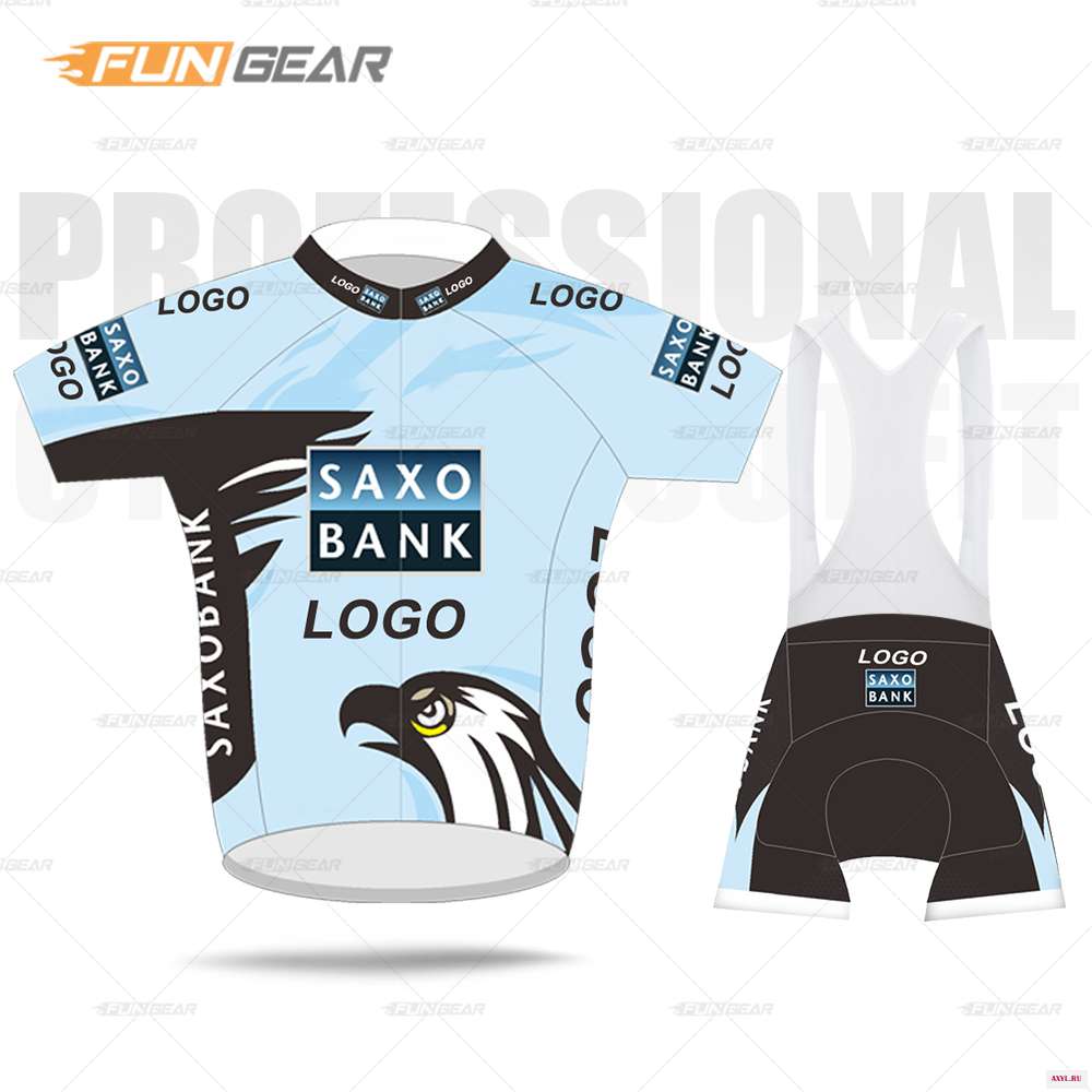 Одежда для велоспорта Pro Team Man комплект из Джерси с коротким рукавом SAXO BANK 2020 одежда шоссейного велосипеда на