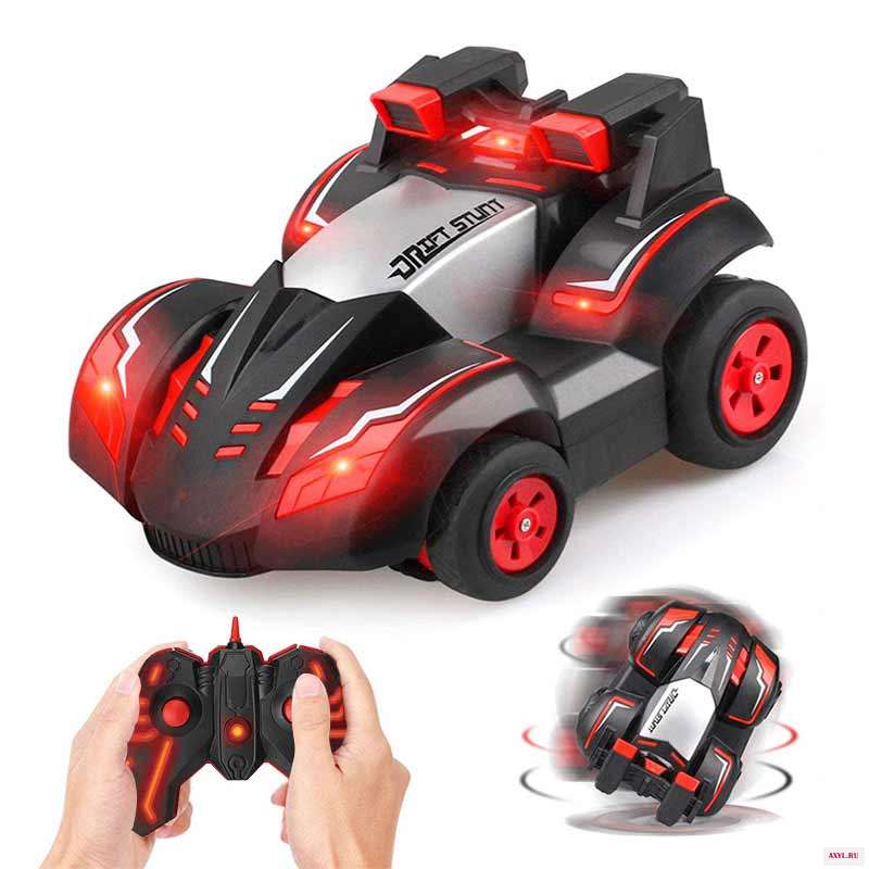 Stunt Remote Control Car RC Four-Wheel Toy 360 Degree Spinning Rolling Rotating Cars Kids Vehicle Toys Boys Girls Gift - Цена: 1 753,34 руб.