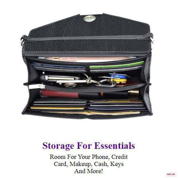 Чистый и безопасный сенсорный Экран бумажник Для женщин сотовый телефон кошелек прозрачная простая сумка