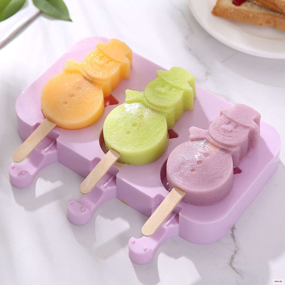 Silicone Ice Mold Summer Cartoon Bear Paw Cream DIY Model Box Home Lattice | Дом и - Цена: 