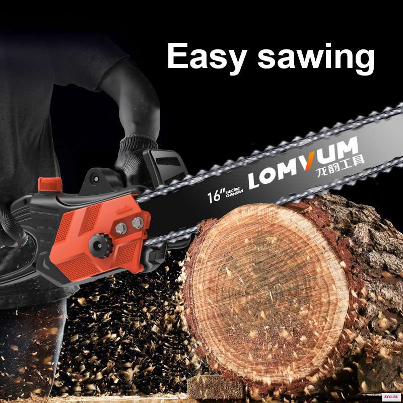 LOMVUM 2600 Вт 16 дюймов цепная пила Электрическая садовые электроинструменты AC 220 В для резки дерева роторная с