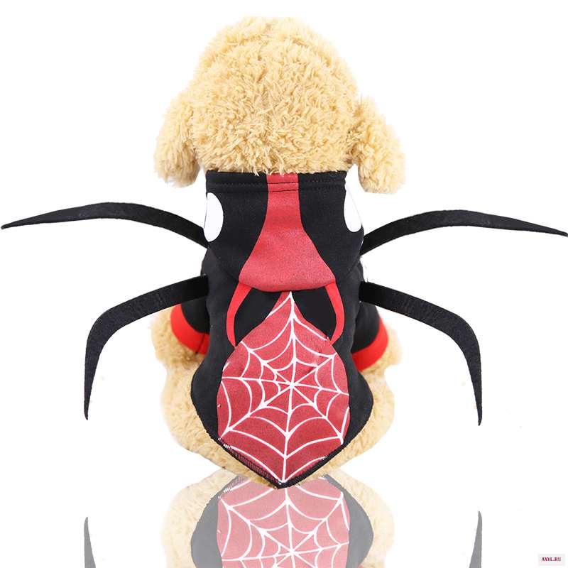 Одежда для хеллоуина домашних животных костюмы украшения щенка кота пуловеры толстовки фланелевые