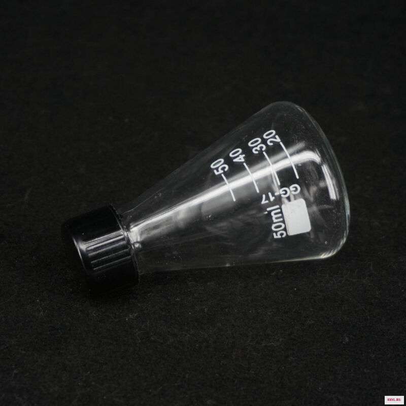 1 шт. стеклянная коническая колба Erlenmeyer с узким отверстием лабораторные принадлежности посуда из