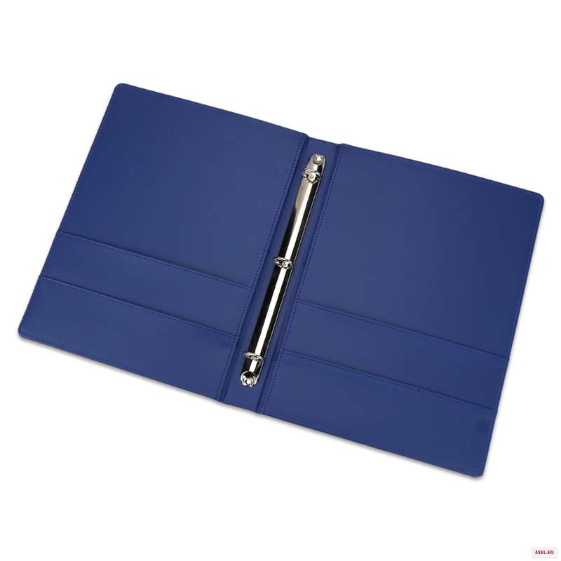 Kingfom из искусственной кожи Ring Binders A4 3 кольца папка для файлов с карманным держателем бумаги документов|Папка