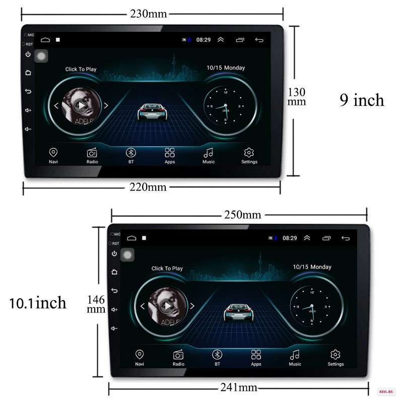 Podofo 9/10.1 &quot2 din Android автомобильный радио мультимедиа плеер 2 Din Universal GPS WI FI Авто Радио стерео аудио для VW Nissan Hyundai