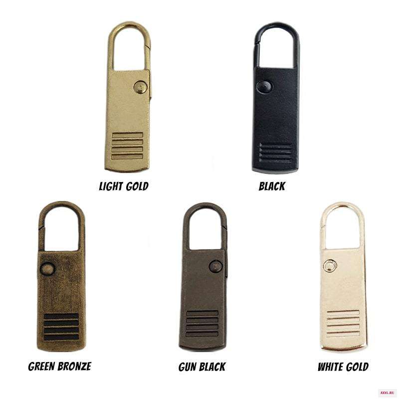 Модная металлическая молния головка Молния ремонт Комплекты вытяжной для молнии слайдер Сделай Сам шитье