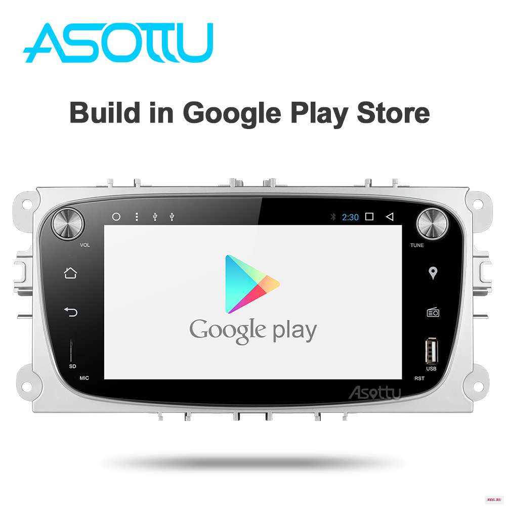 Asottu FO601 Android 9 0 автомобильное радио для Ford focus 2 Mondeo C max galaxy S Transit Tourneo Автомобильный gps мультимедийный